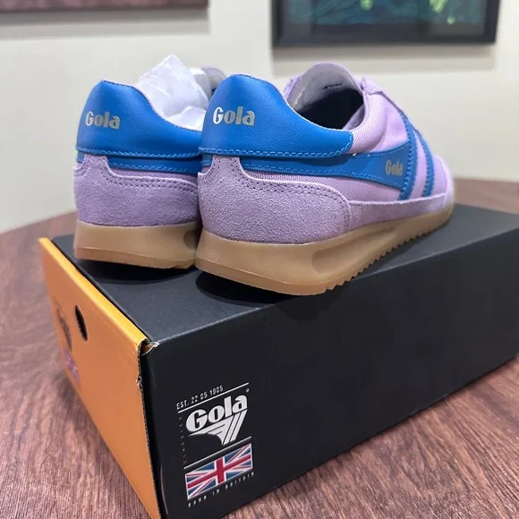 New Gola Tornado Sneakers Lilac/Santorini Size: 6.5 - Picture 6 of 11